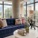 Open space living area with natural lighting